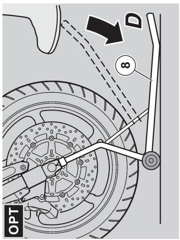 APRILIA RSV 1000 R FACTORY - Montage AXES de la bequille arriere OPT - 1