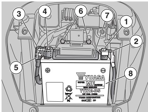 APRILIA RSV 1000 TUONO R - Carefully read page 95 (BATTERY). - 1