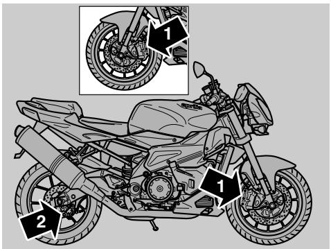 APRILIA RSV 1000 TUONO R - WARNING - 2
