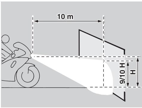 APRILIA RSV 1000 TUONO R - VERTICAL ADJUSTMENT OF THE HEADLIGHT BEAM - 1