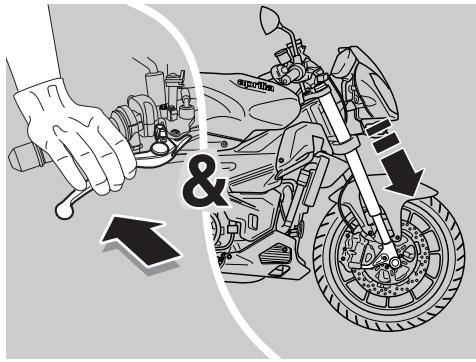 APRILIA RSV 1000 TUONO R - Driving torque of screws (11) and (13): 40 Nm (4 kgm). - 2