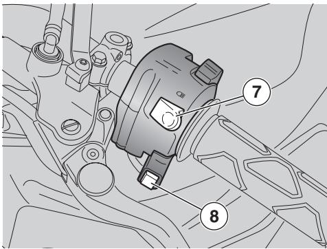 APRILIA RSV 1000 TUONO R - CONTROLS ON THE LEFT SIDE OF THE HANDLEBAR - 2