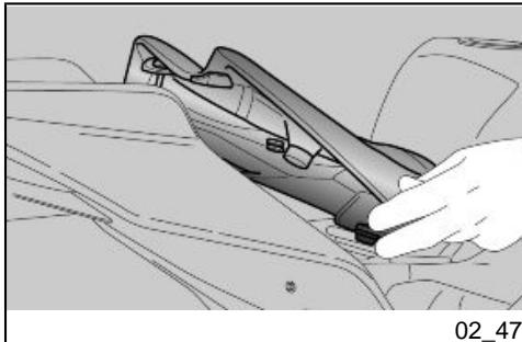 APRILIA RSV4 FACTORY-R - DEPOSE DE LA SELLE DU CONDUCTEUR - 2