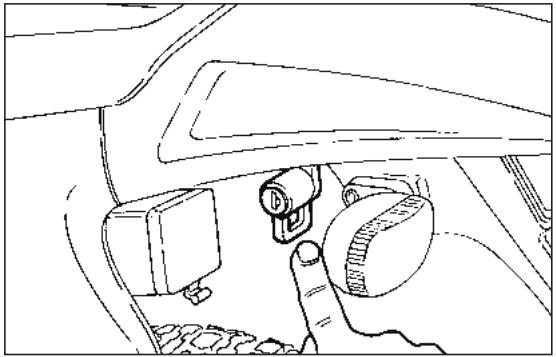 APRILIA RX 50 RACING - CRASH-HELMET LOCK (Fig. 43) - 1