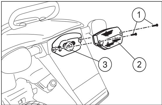 APRILIA RX 50 RACING - CHANGING THE REAR LIGHT BULBS (Fig. 77) - 2