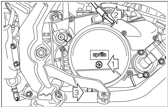 APRILIA RX 50 RACING - ENGINE NUMBER (Fig. 49) - 1