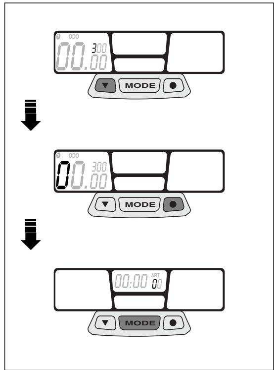 APRILIA RX 50 RACING - Checking the total distance covered (ODO) - 2