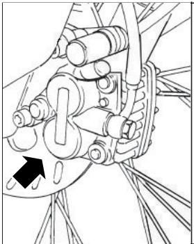 APRILIA RX 50 RACING - The bleeding operations for the front and rear braking system are the same. - 4