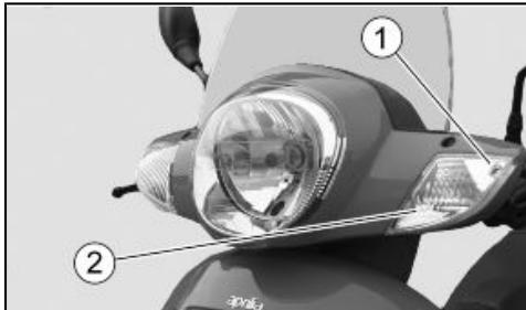 APRILIA SCARABEO 125-200 - To adjust the light beam - 1