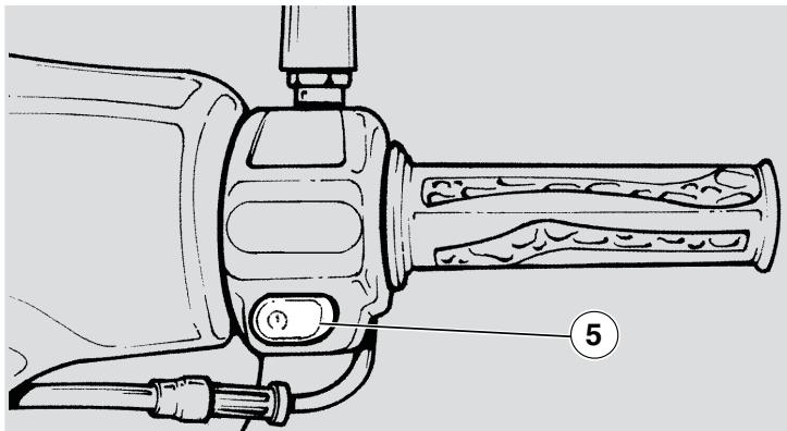 APRILIA SCARABEO 50 2T - Commandes au COTE GAUCHE du GUIDON - 1