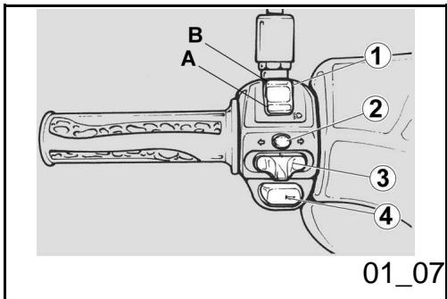 APRILIA SCARABEO 50 4T - TURN INDICATOR DEACTIVATION SWITCH - 1