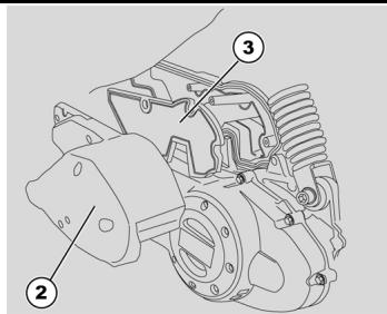 APRILIA SCARABEO 50 4T - REMOVAL - 1