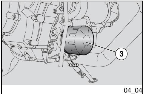 APRILIA SL 750 SHIVER - Niveau d'huile moteur - 3