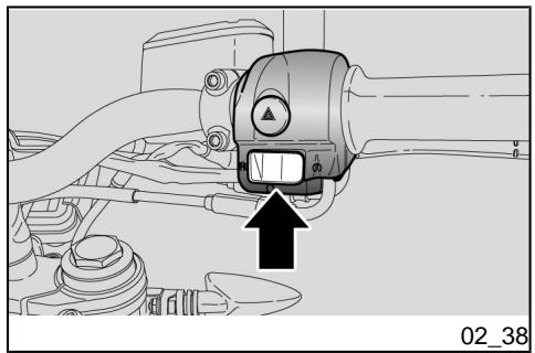 APRILIA SL 750 SHIVER - Bouton d'activation des clignotants d'urgence (02_36) - 2