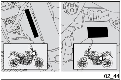 APRILIA SL 750 SHIVER - Bac vide-poches/trousse à outils (02_43) - 1