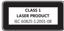 MICROSOFT WIRELESS OPTICAL MOUSE 5000 - Class 1 Laser Devices - 1