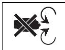 MTD 46 E - Symbols on the appliance - 8