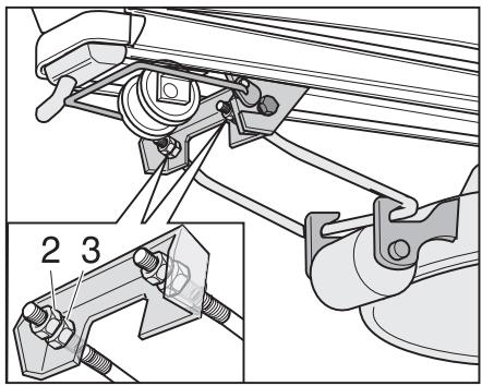 MTD CUBCADET 2000 - Setting the inclination of the blades - 2