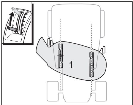 MTD CUBCADET 2000 - Setting the inclination of the blades - 1