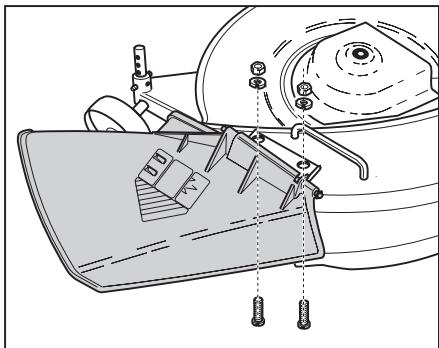 MTD CUBCADET 2000 - Attaching the grass flap - 1