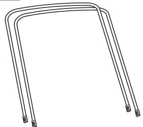 MTD GRASS CATCHER FOR LAWN TRACTORS 45, 47 WITH 76 CM CUTTING DECK - 140