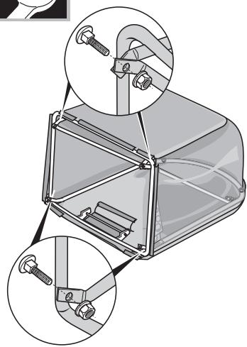 MTD GRASS CATCHER FOR LAWN TRACTORS 45, 47 WITH 76 CM CUTTING DECK - 48