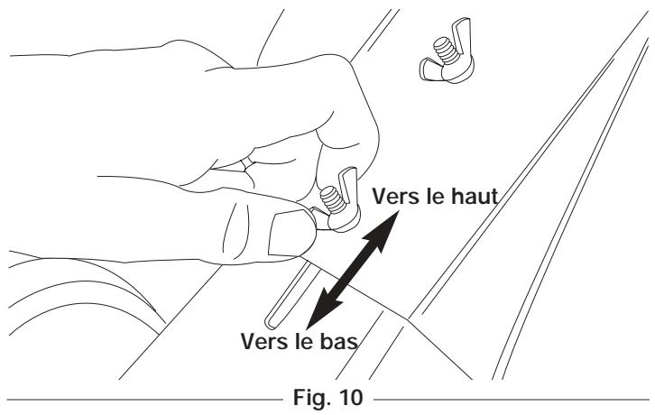 MTD 410R - Réglage de la profondeur des DENTS - 1