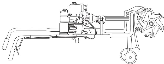 MTD 410R - FILLING THE FUEL TANK - 1