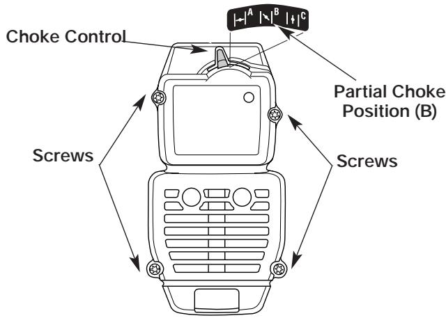 MTD 410R - Removing the Air Filter/Muffler Cover - 1