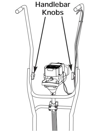 MTD 410R - POSITIONING THE HANDLEBARS - 2