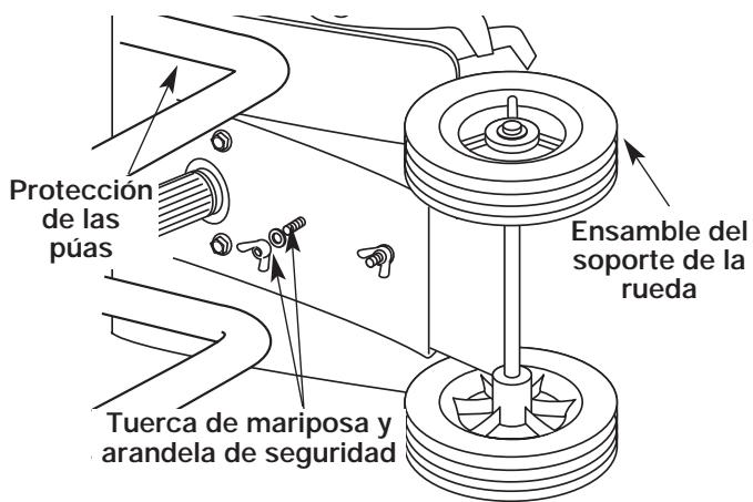 MTD 410R - INSTALLACION DEL ENSAMBLE DE SOPORTE DE LA RUEDA - 3