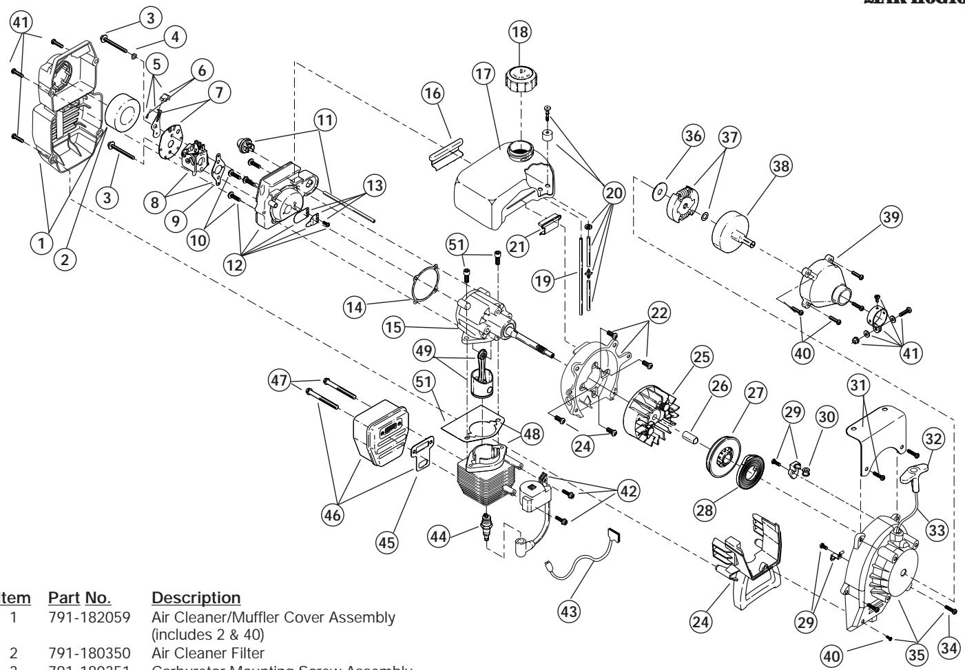 MTD BL410 - 1