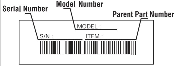 MTD TB25ET - FINDING MODEL NUMBER - 1