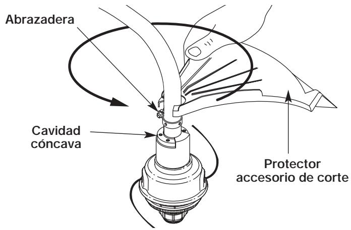 MTD TB25ET - INSTALACION DEL PROTECTOR ACCESORIO DE CORTE - 2