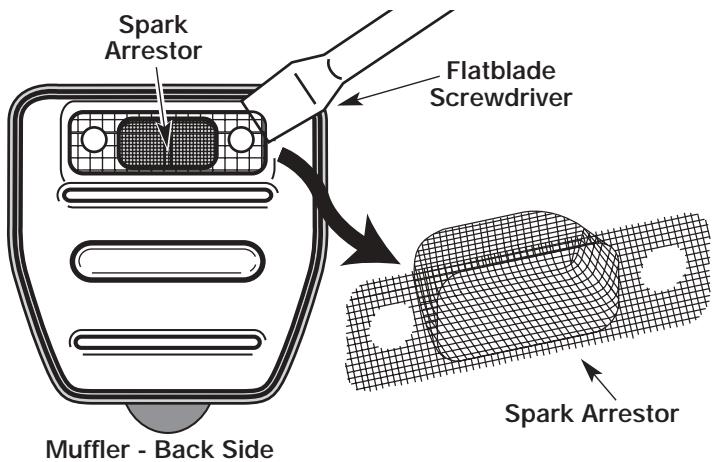 MTD TB25ET - SPARK ARRESTOR MAINTENANCE - 4