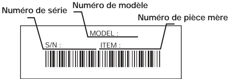 MTD TB25ET - Trouver le numéro de modèle - 1