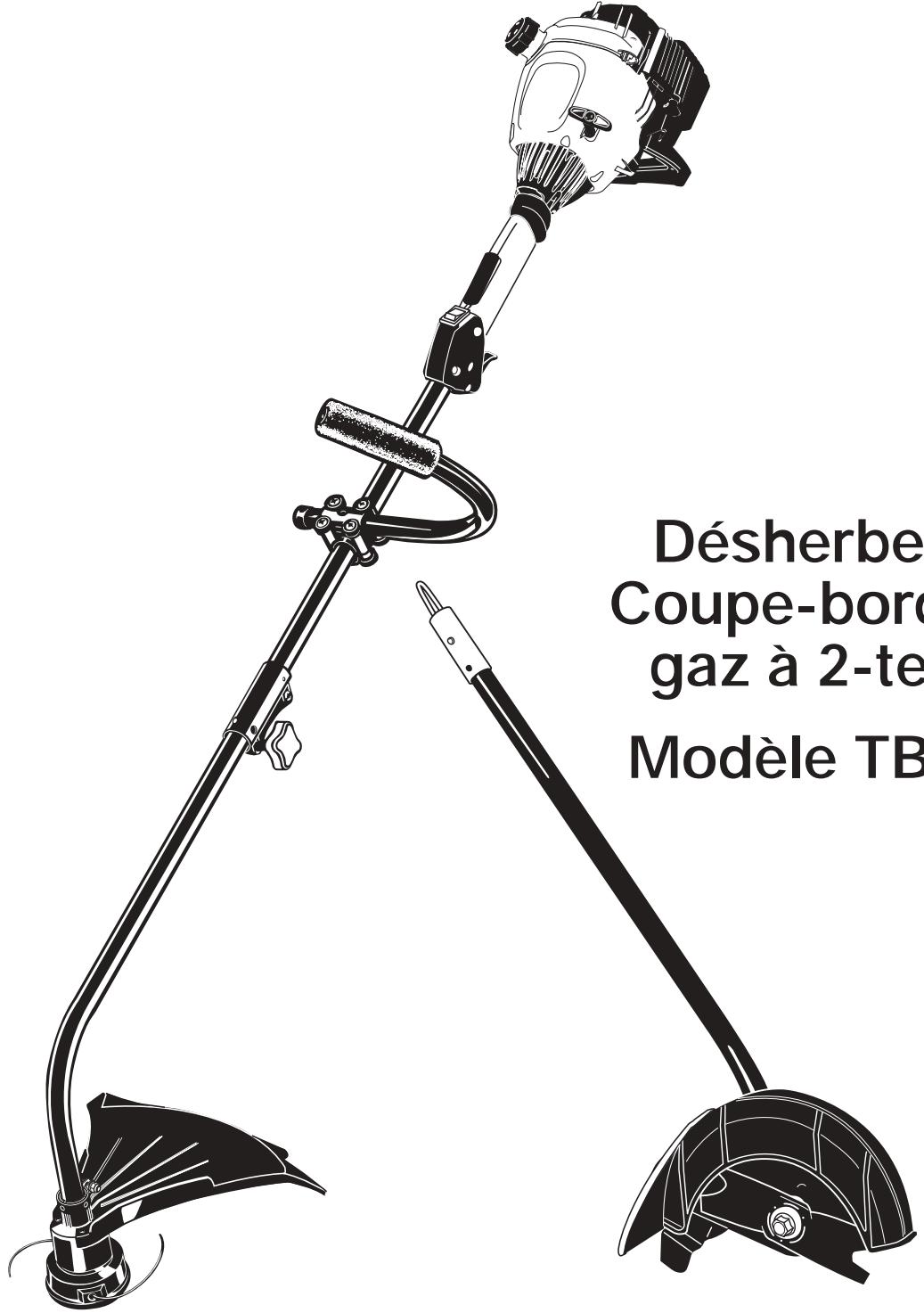 MTD TB25ET - Manuel de l'utilisateur - 1
