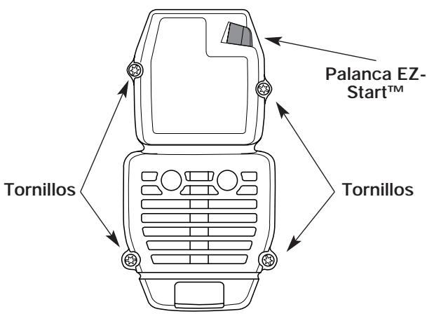 MTD TB25ET - Remoción de la cubierta del silenciador/ bajo de aire - 2