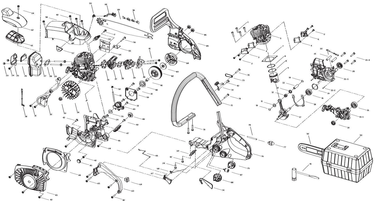 MTD TB4018CC - - TROUBLESHOOTING THE ENGINE - 1
