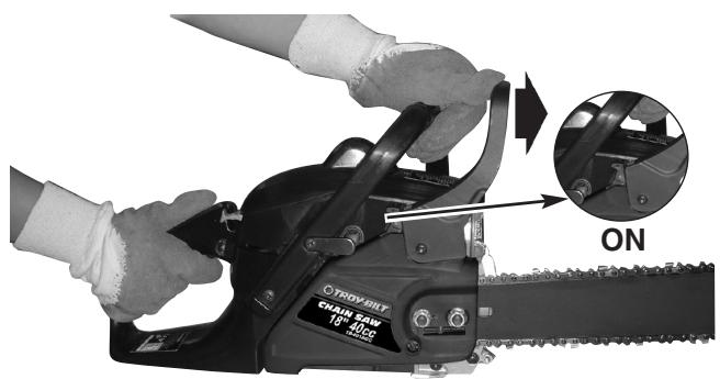 MTD TB4018CC - To Test CHAIN BRAKE: - 2
