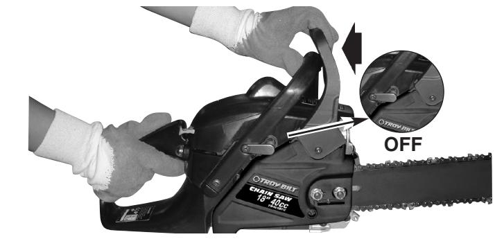 MTD TB4018CC - Para Probar el CHAIN BRAKE: - 1