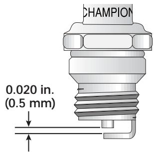 MTD Y725 - REPLACING THE SPARK PLUG - 2