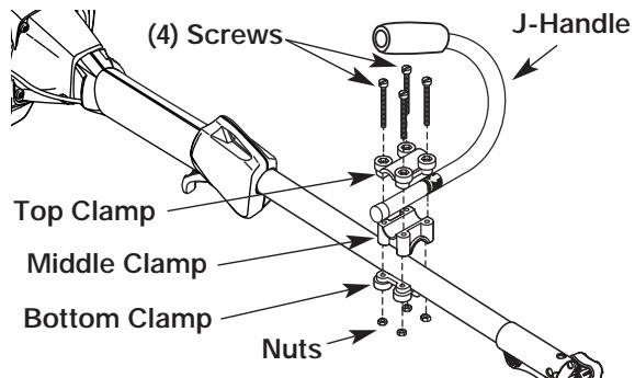 MTD Y725 - INSTALLING AND ADJUSTING THE J-HANDLE - 1