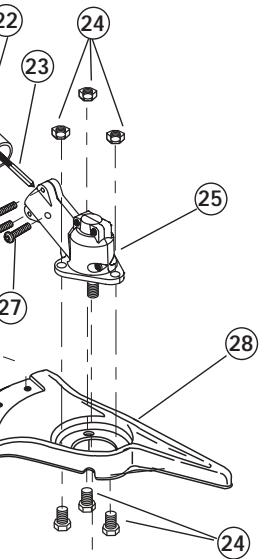 MTD YM26BC - Piece Gearbox Assembly Parts - Item 25 - 1
