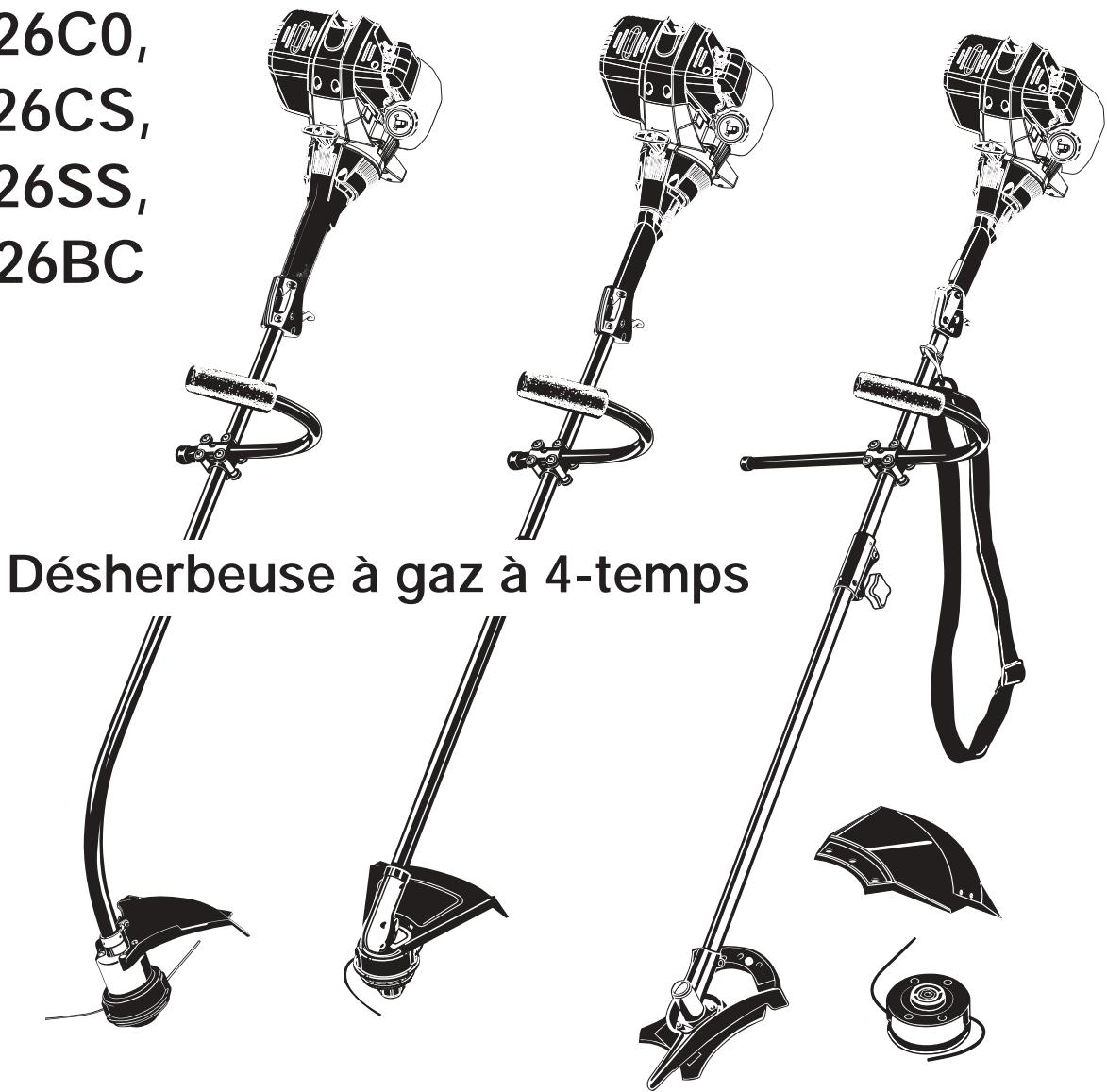 MTD YM26BC - Manuel de l'utilisateur - 1