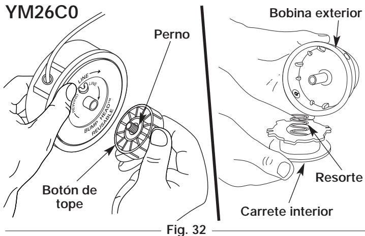 MTD YM26BC - Bobinado del carrete interior existente - 2
