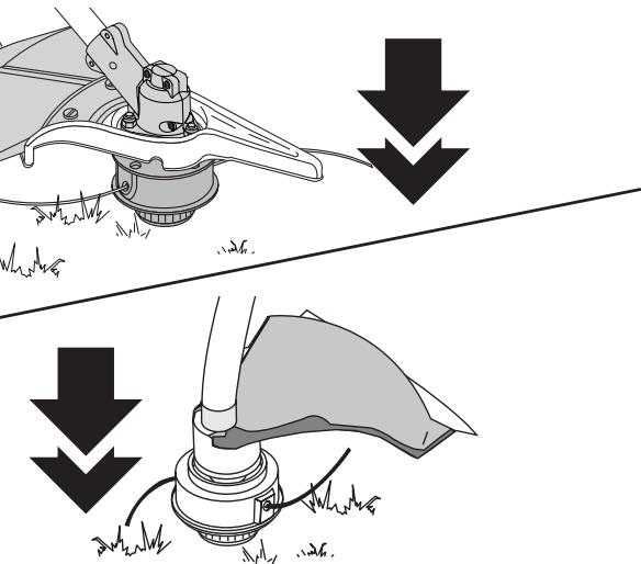 MTD YM26BC - ADJUSTING TRIMMING LINE LENGTH - 2