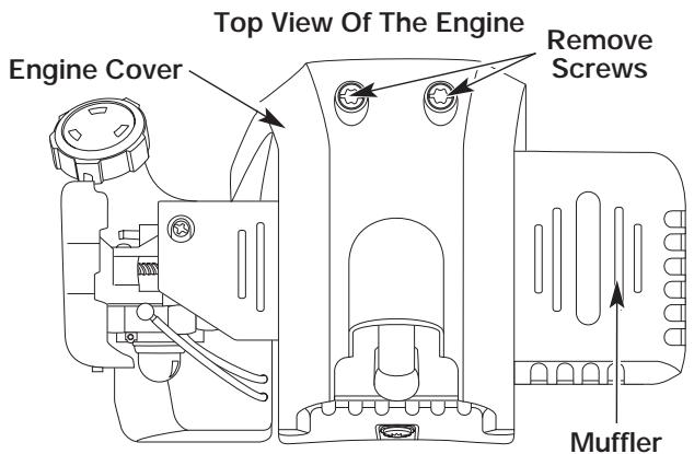 MTD YM26BC - Adjust Idle Speed Screw - 4