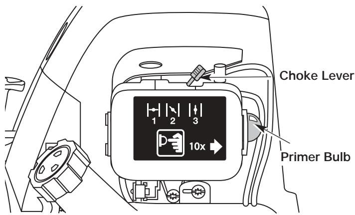 MTD YM26BC - STARTING INSTRUCTIONS - 1