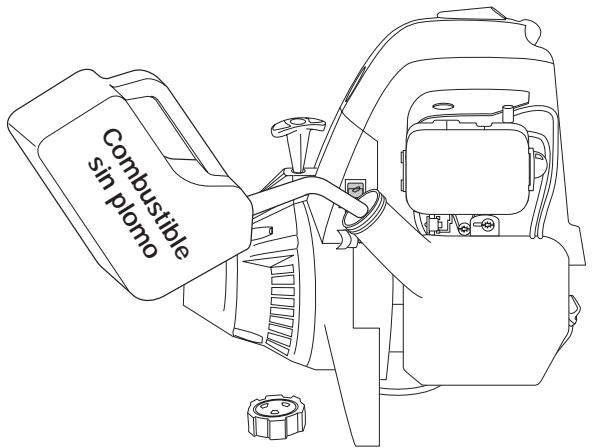 MTD YM26BC - CARGA DE COMBUSTIBLE EN LA UNIDAD - 3